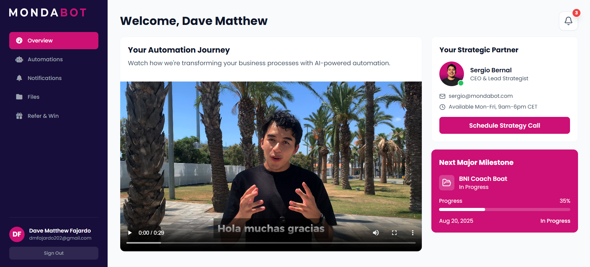 Client Portal Dashboard